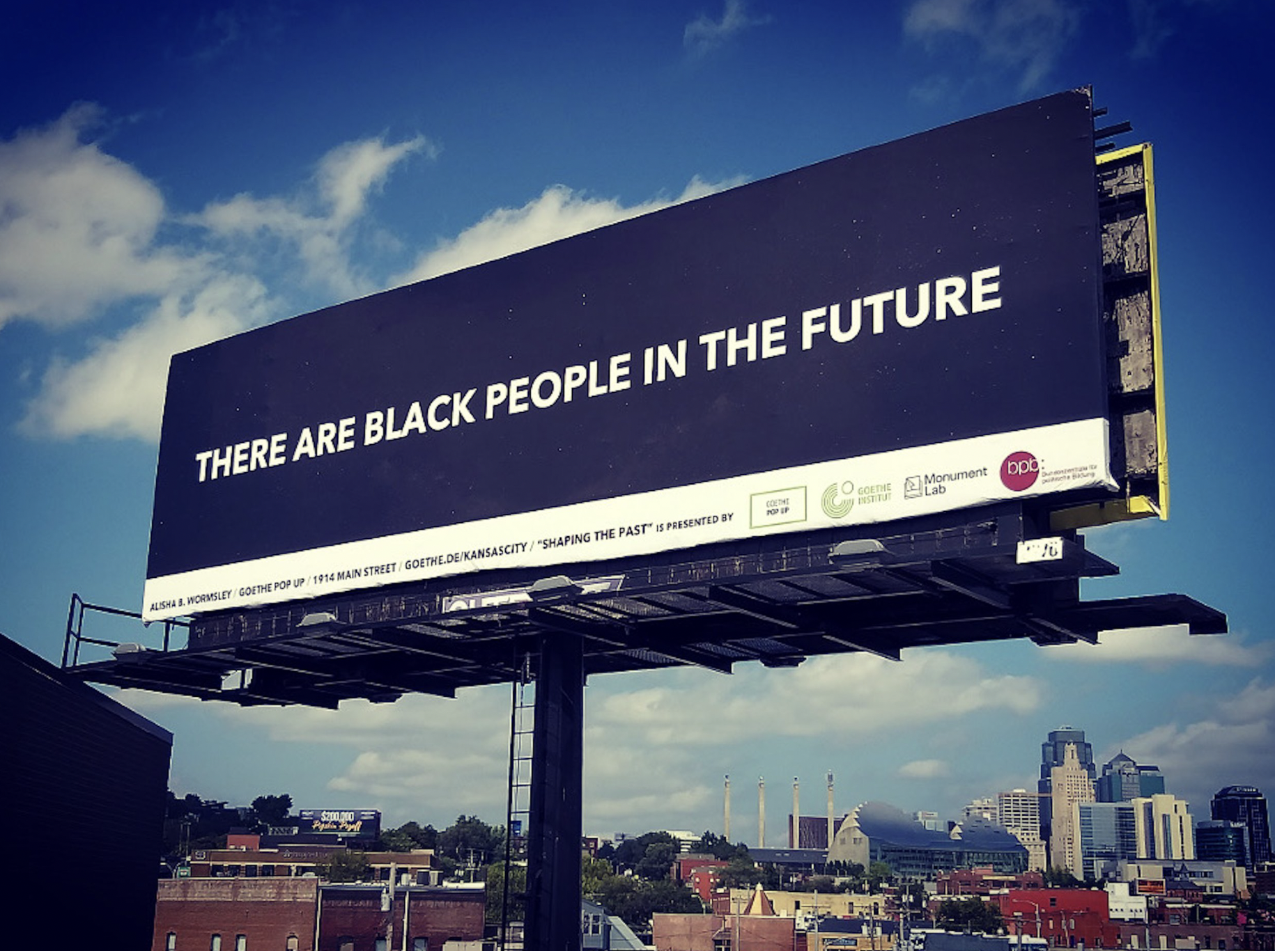 There are Black people in the future by Alisha Wormsley