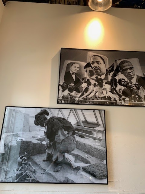 Three Placards, 1986; African Burial Ground, 1992 by Marilyn Nance