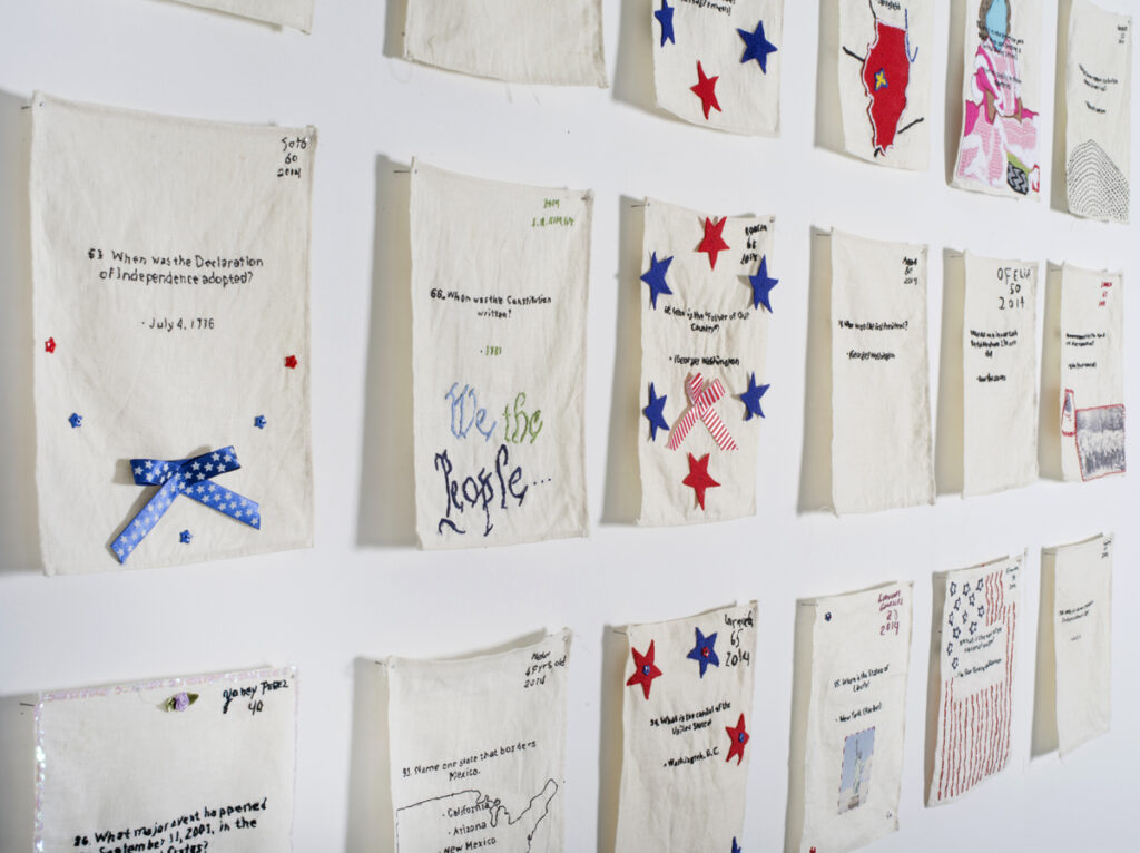 US Citizenship Test Sampler (made by non-citizens living and working in the United States), ​2012 - present by Aram Han Sifuentes