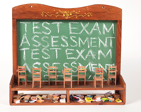 Literacy Test, ​2014; An Unsteady Approach to an Unsteady System, 2013; Teaching from Test, ​2013; by Carina Maye