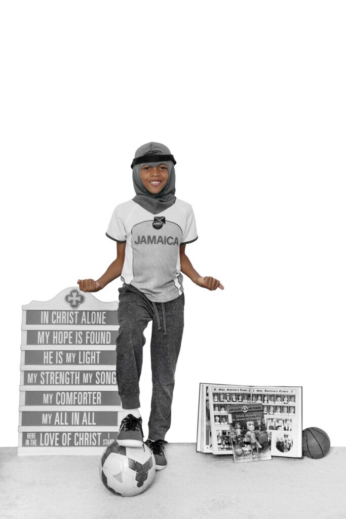 I'm Kennedy, 2016; I'm William, 2016 by Jen Painter